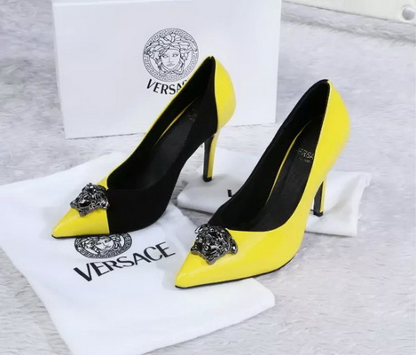 V Shallow mouth stiletto heel Shoes Women--017